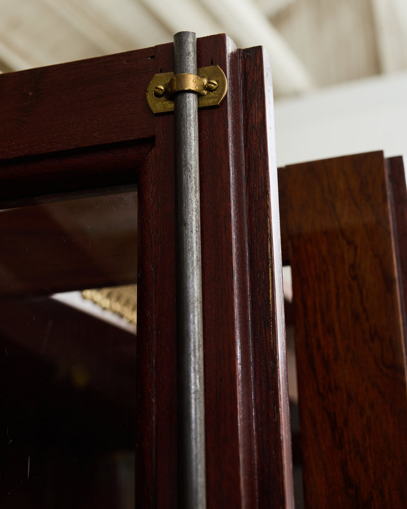 Grand French Empire Style Bronze Mahogany Bibliotheque Bookcase