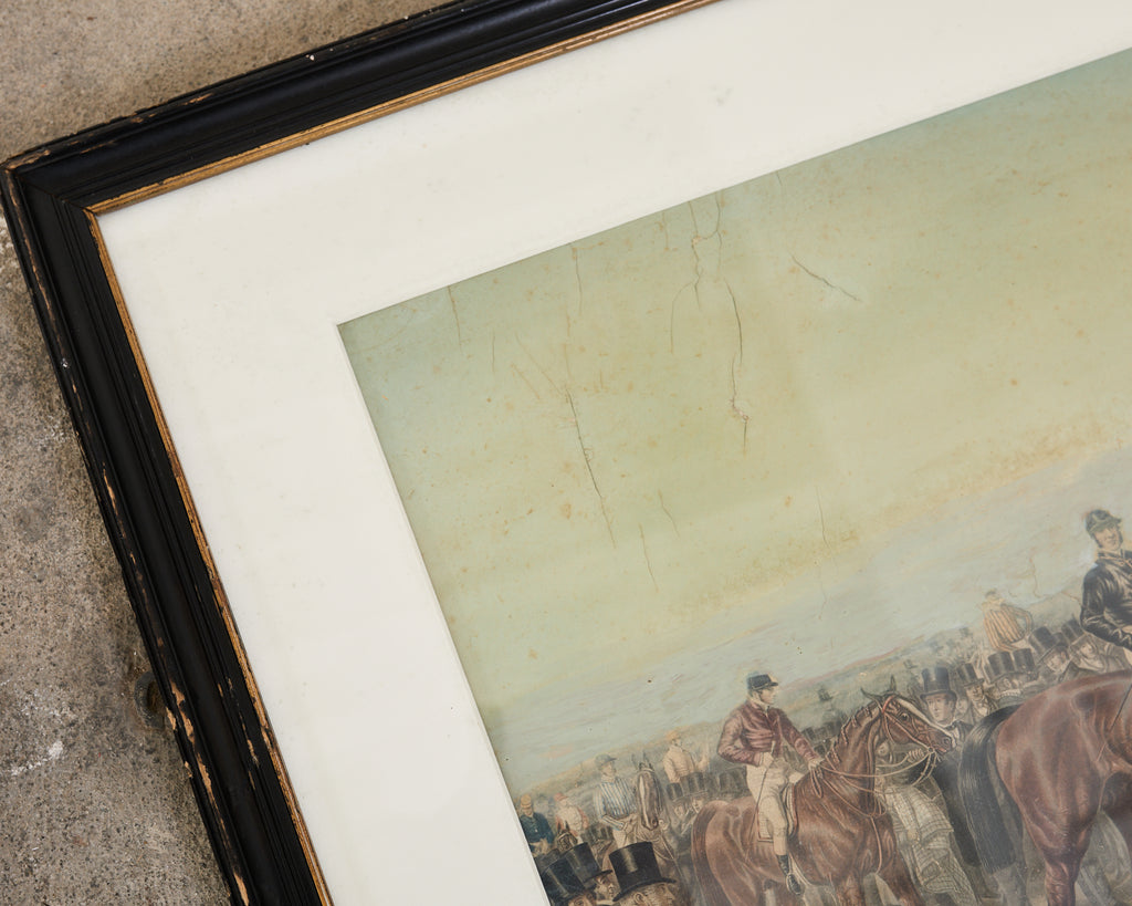 Set of Four Fores' National Sports Equestrian Prints by Herring