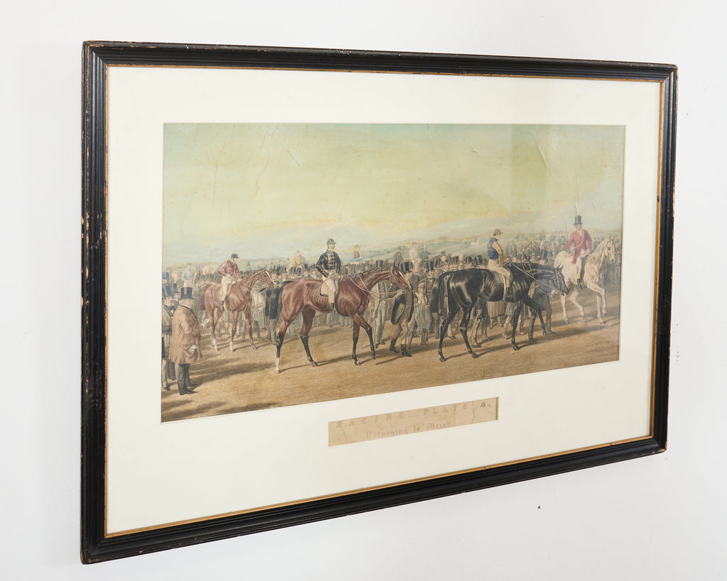 Set of Four Fores' National Sports Equestrian Prints by Herring