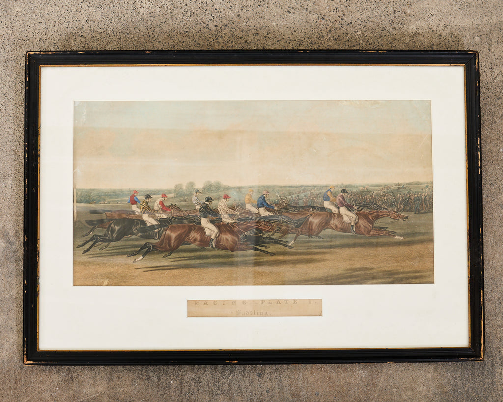 Set of Four Fores' National Sports Equestrian Prints by Herring