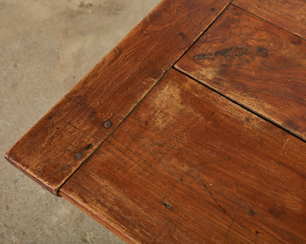 19th Century Country French Provincial Fruitwood Farmhouse Table