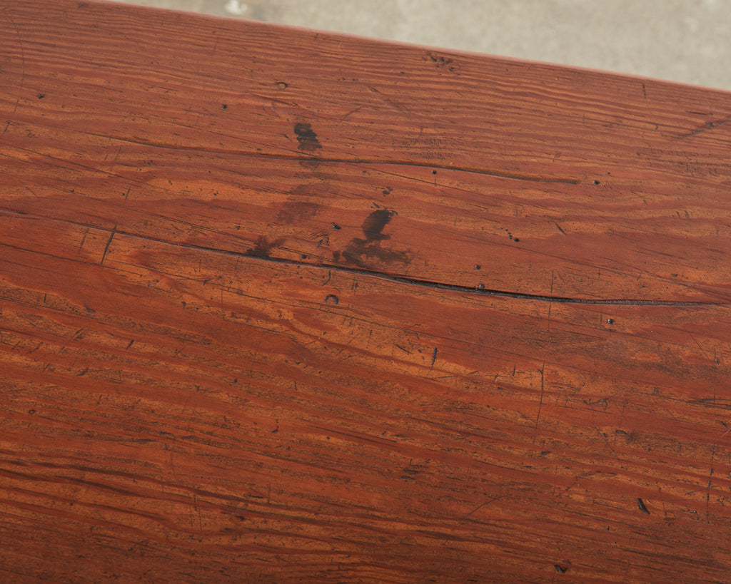 Country English Fruitwood Farmhouse Harvest Dining Table