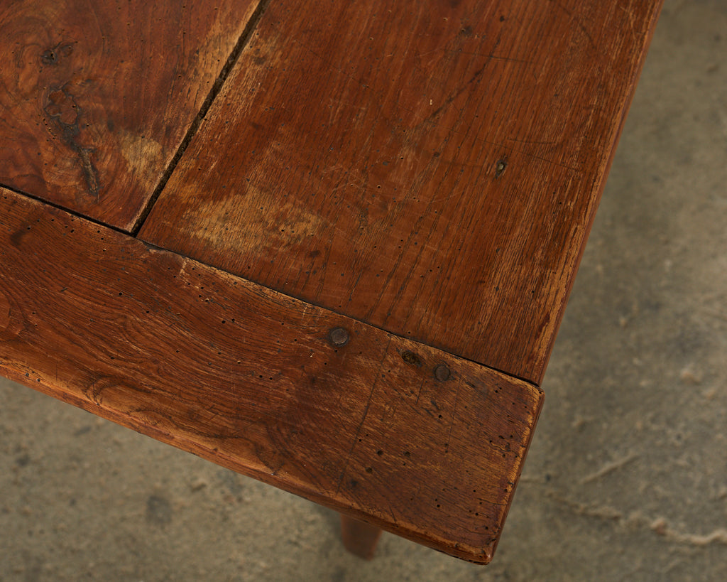 19th Century Country French Provincial Fruitwood Farmhouse Table