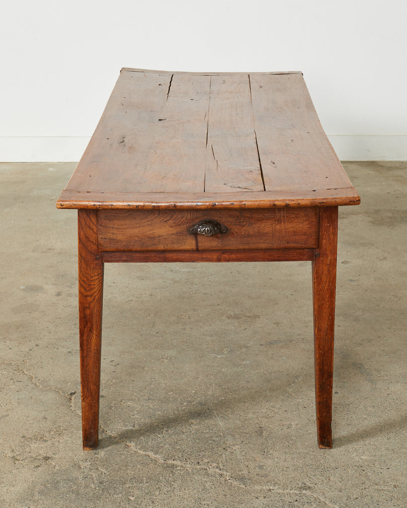 19th Century Country French Provincial Fruitwood Farmhouse Table