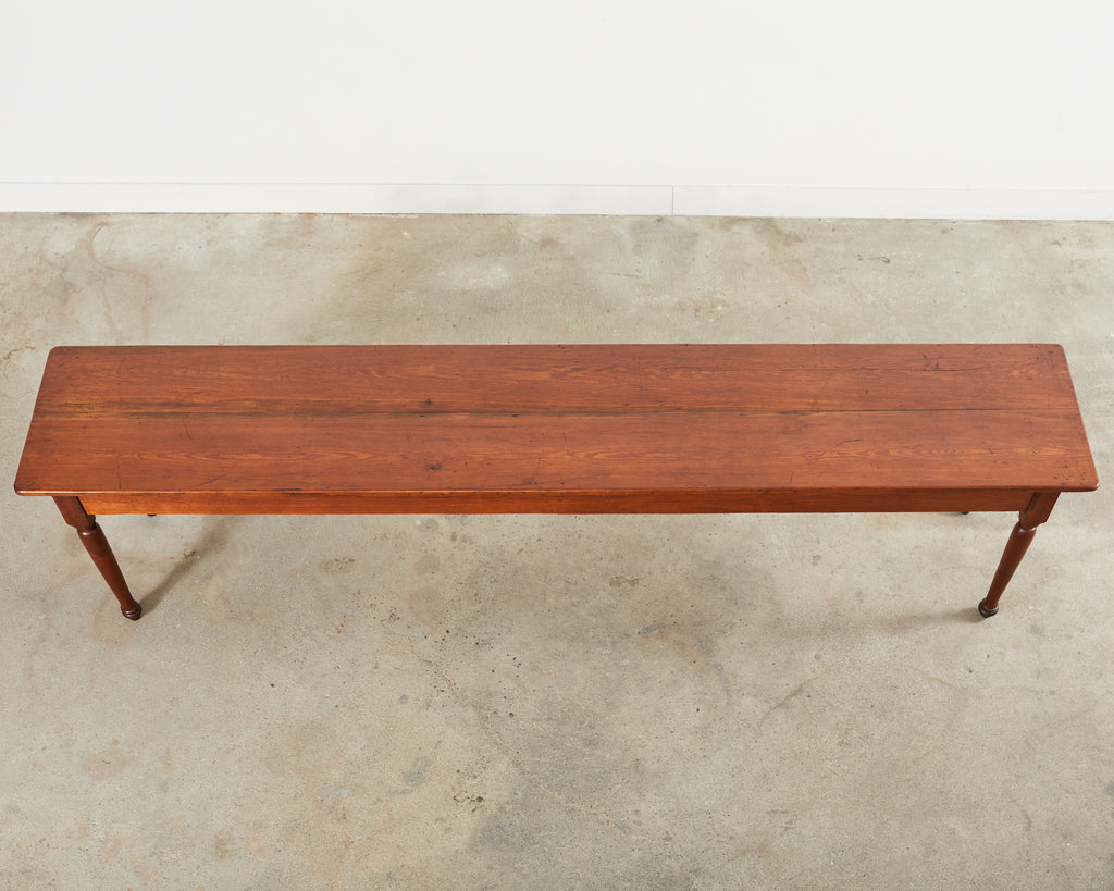 Country English Fruitwood Farmhouse Harvest Dining Table