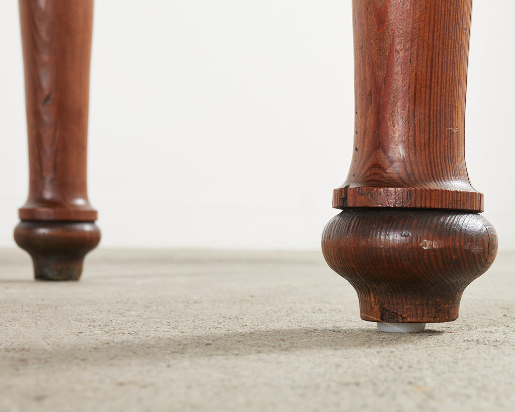 Country English Fruitwood Farmhouse Harvest Dining Table