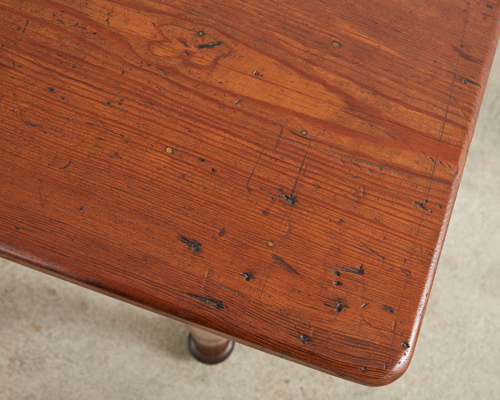 Country English Fruitwood Farmhouse Harvest Dining Table