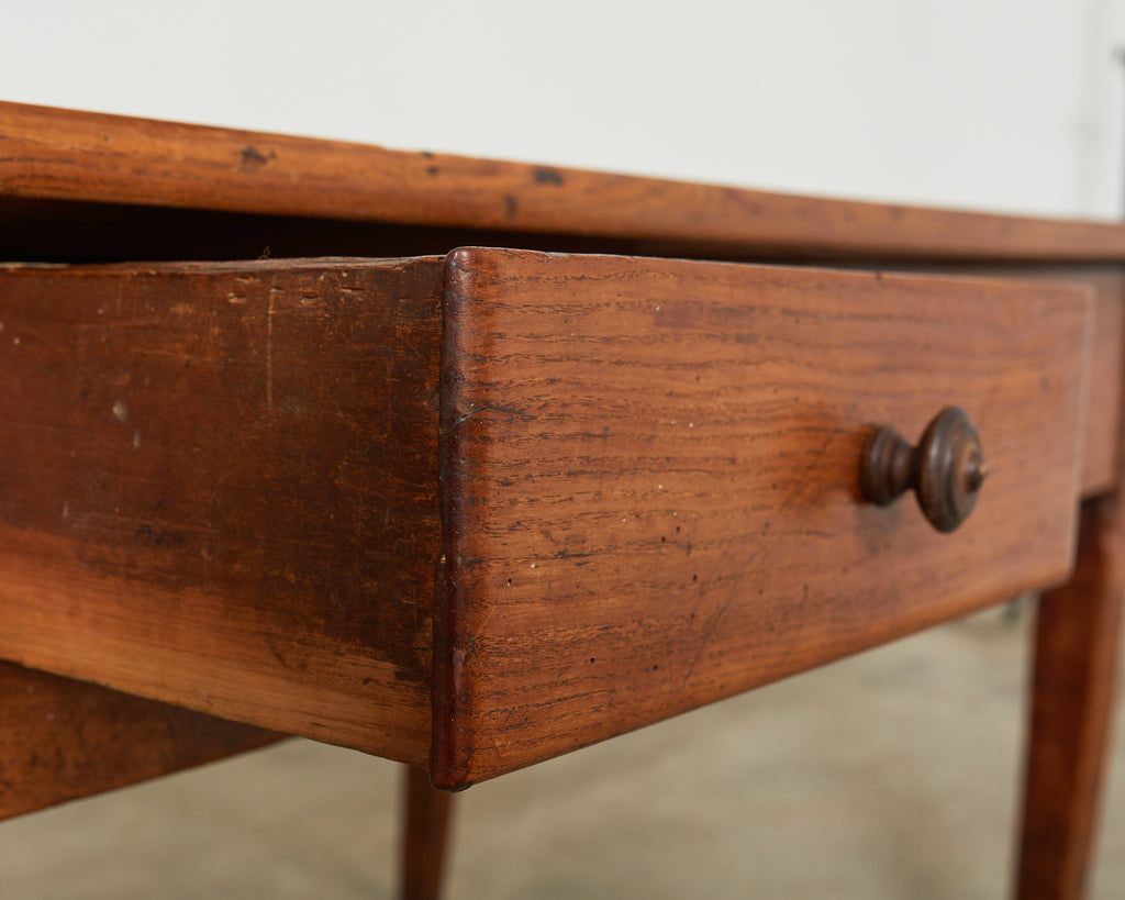 19th Century Country French Provincial Fruitwood Farmhouse Table