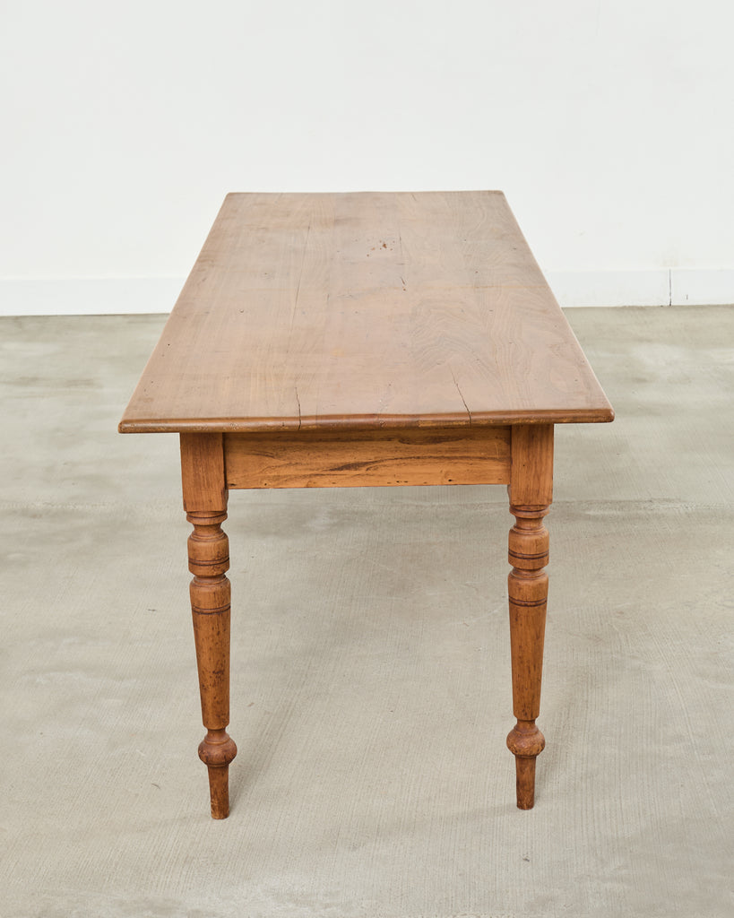 19th Century Country French Provincial Pine Farmhouse Dining Table