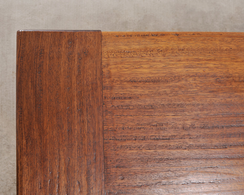 Country French Provincial Mahogany Farmhouse Dining Table 8 Ft