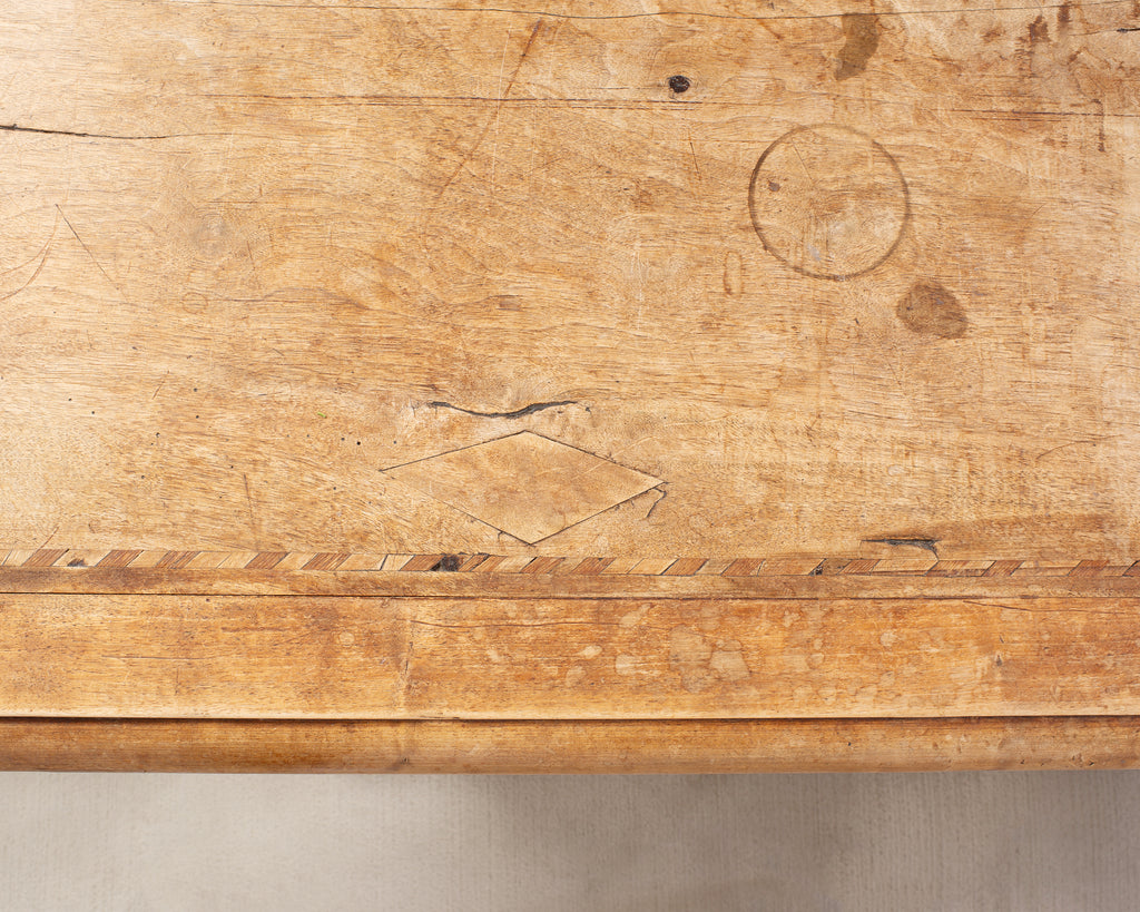 18th Century Spanish Baroque Walnut Dining Library Table