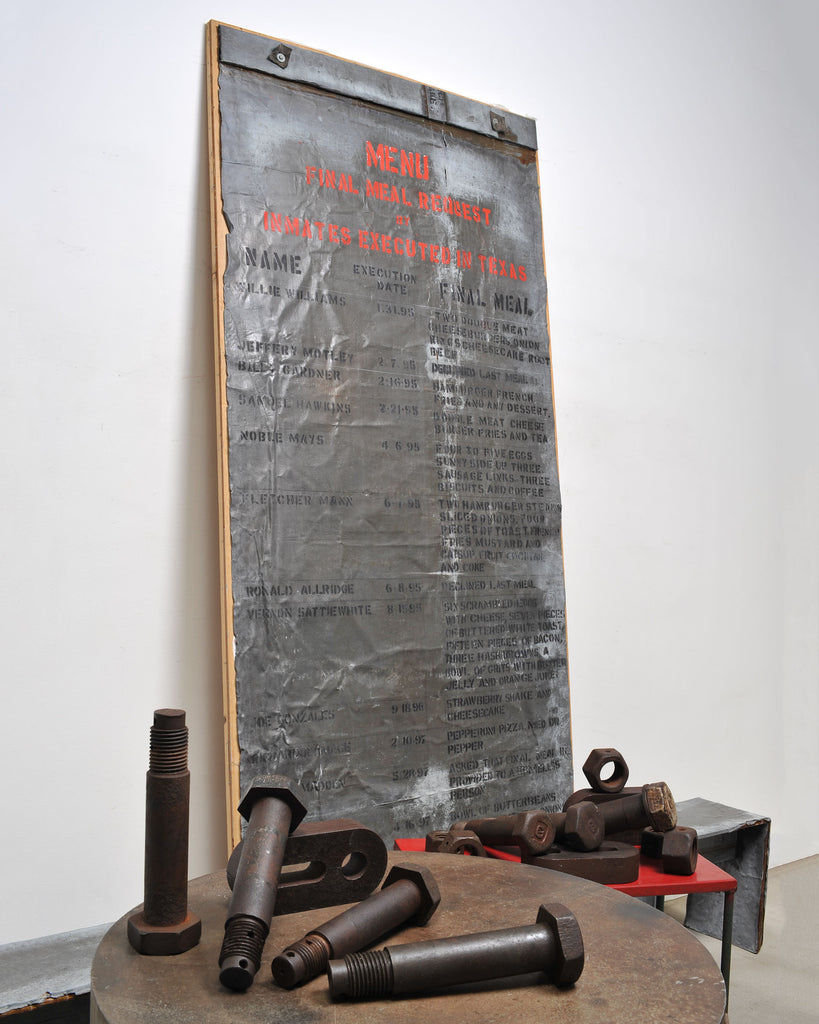 Richard Kamler Final Meal Requests Mixed Media Installation 9 Ft