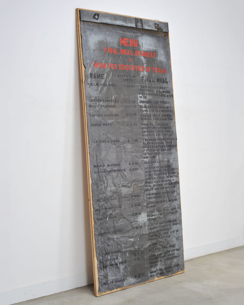 Richard Kamler Final Meal Requests Mixed Media Installation 9 Ft