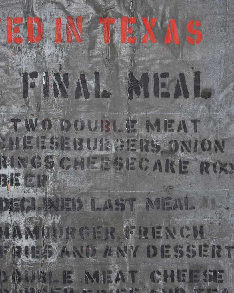 Richard Kamler Final Meal Requests Mixed Media Installation 9 Ft