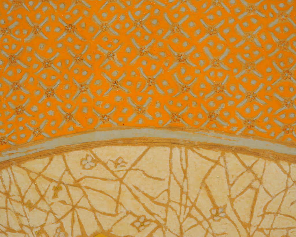 Dorothy Cutter "Yellow Oval Mixed Bouquet" Oil on Board 1973