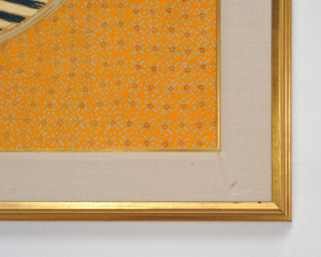 Dorothy Cutter "Yellow Oval Mixed Bouquet" Oil on Board 1973