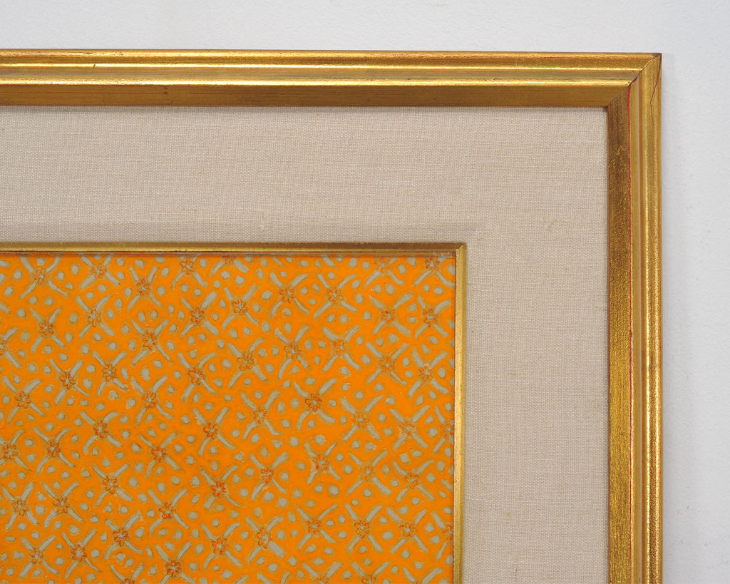 Dorothy Cutter "Yellow Oval Mixed Bouquet" Oil on Board 1973