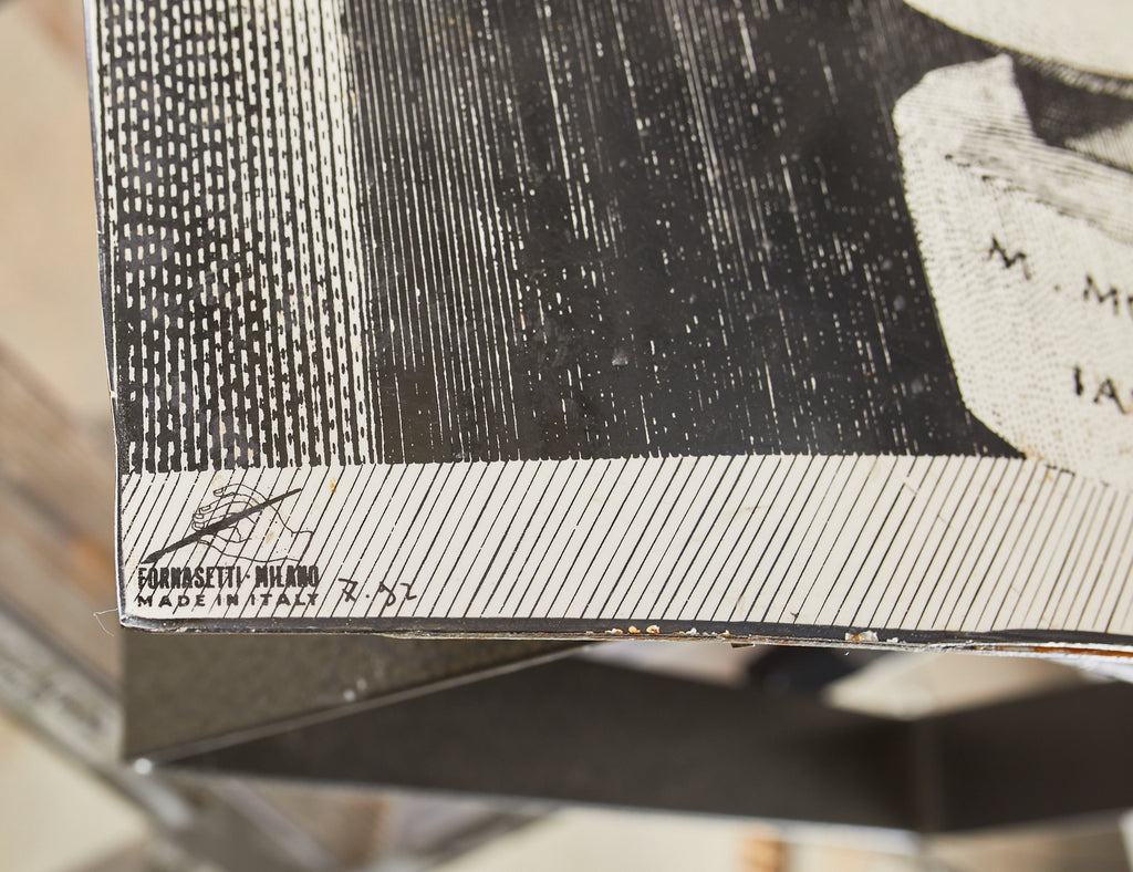 Fornasetti Neoclassical Trompe l'oeil Teste Antiche Umbrella Stand