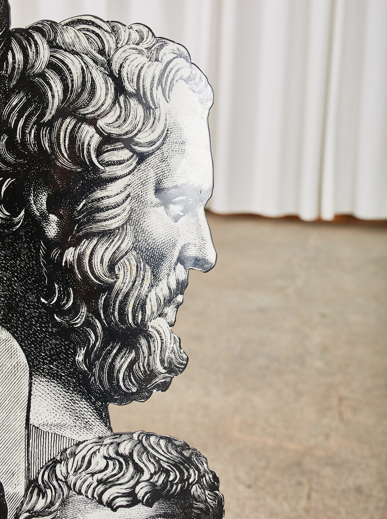 Fornasetti Neoclassical Trompe l'oeil Teste Antiche Umbrella Stand