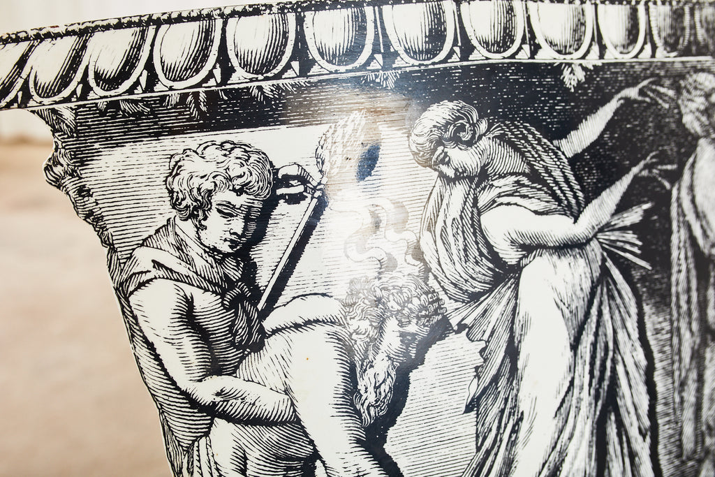 Fornasetti Neoclassical Trompe l'oeil Vasi Antichi Umbrella Stand