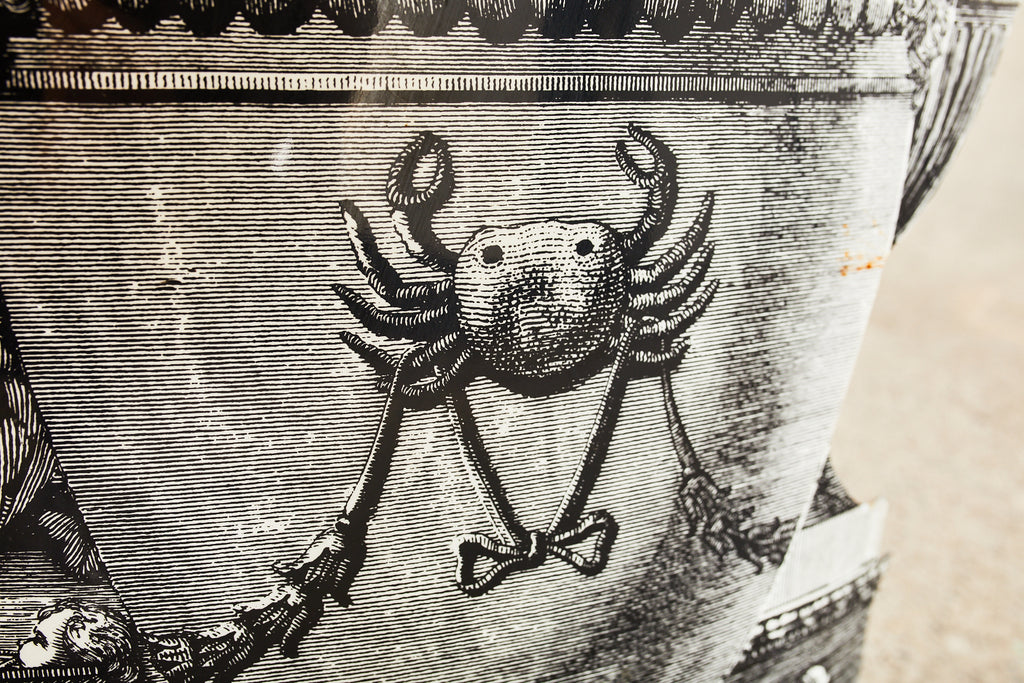 Fornasetti Neoclassical Trompe l'oeil Vasi Antichi Umbrella Stand