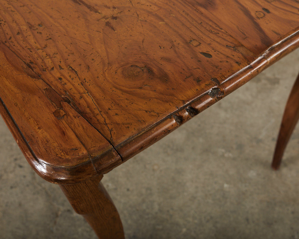 Rustic 19th Century Country French Provincial Fruitwood Writing Table