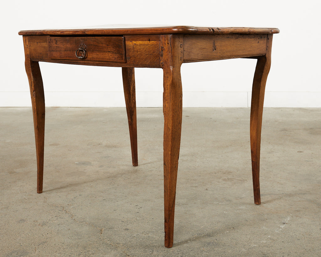 Rustic 19th Century Country French Provincial Fruitwood Writing Table