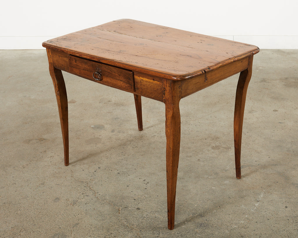 Rustic 19th Century Country French Provincial Fruitwood Writing Table