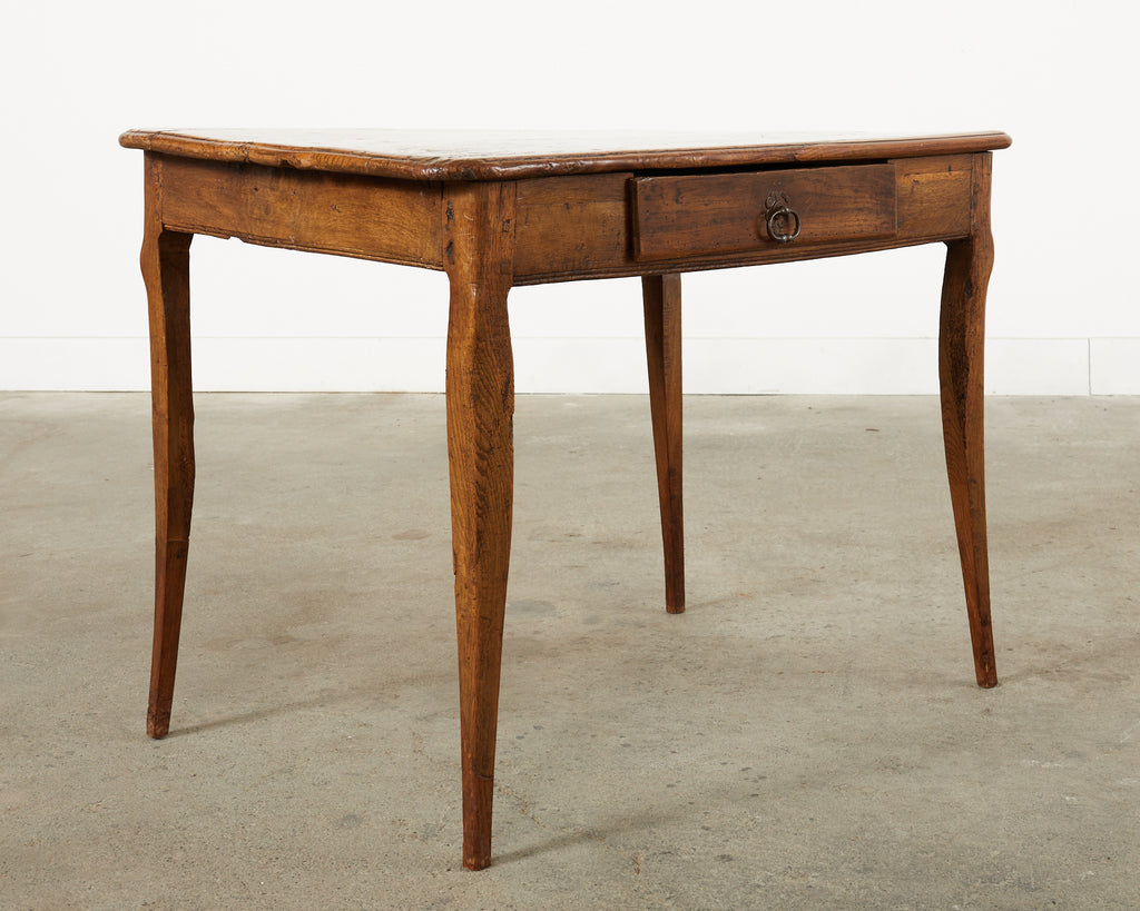 Rustic 19th Century Country French Provincial Fruitwood Writing Table