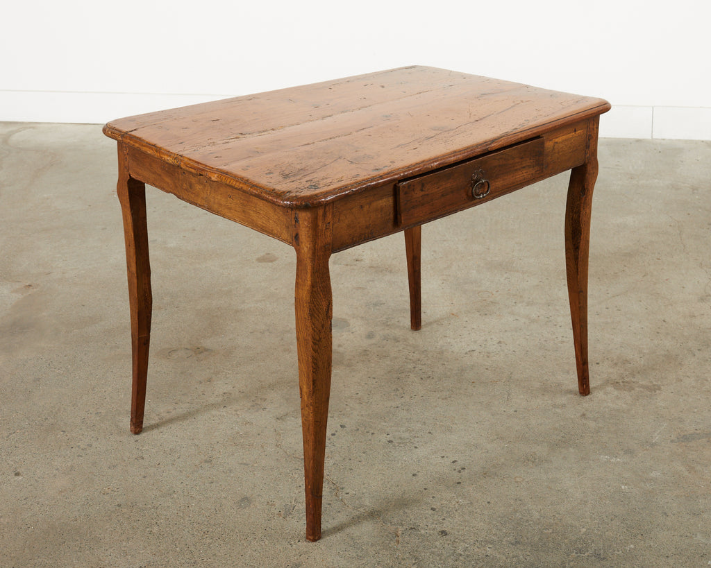 Rustic 19th Century Country French Provincial Fruitwood Writing Table