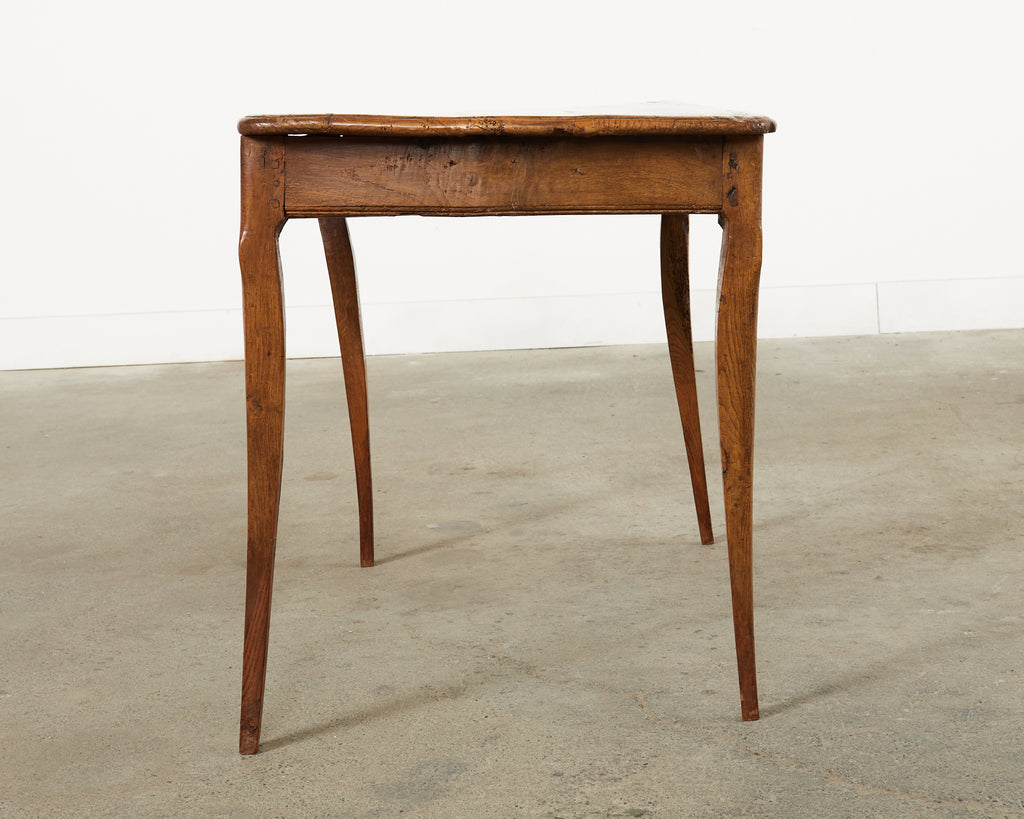 Rustic 19th Century Country French Provincial Fruitwood Writing Table