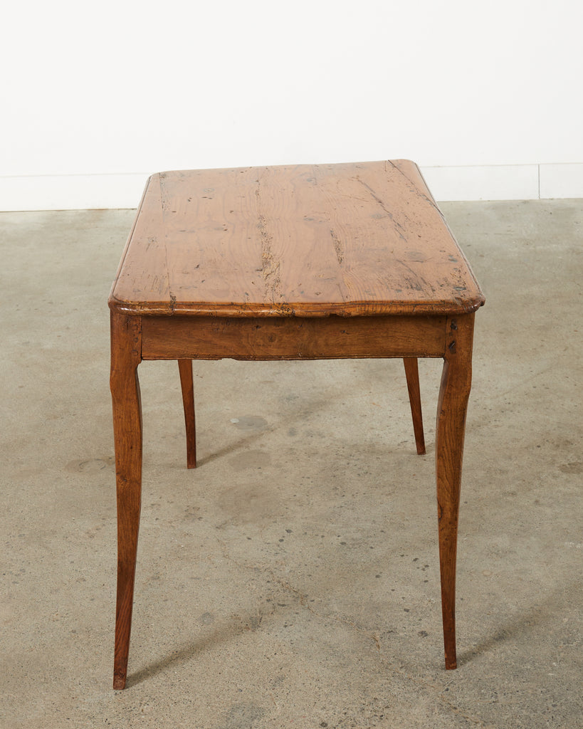 Rustic 19th Century Country French Provincial Fruitwood Writing Table
