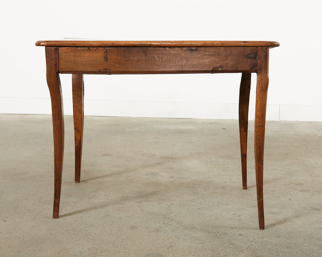 Rustic 19th Century Country French Provincial Fruitwood Writing Table