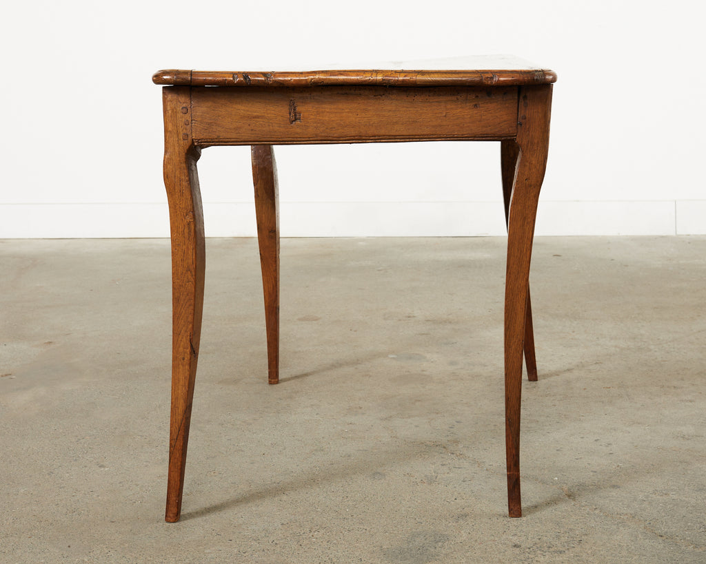 Rustic 19th Century Country French Provincial Fruitwood Writing Table