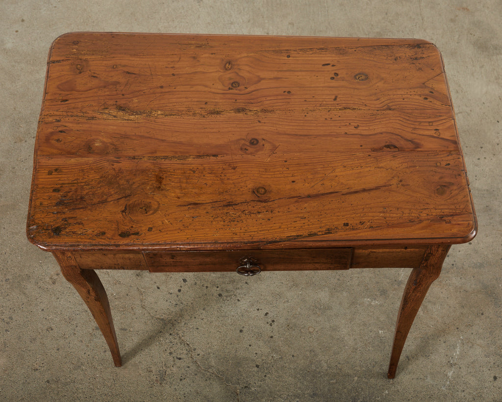 Rustic 19th Century Country French Provincial Fruitwood Writing Table