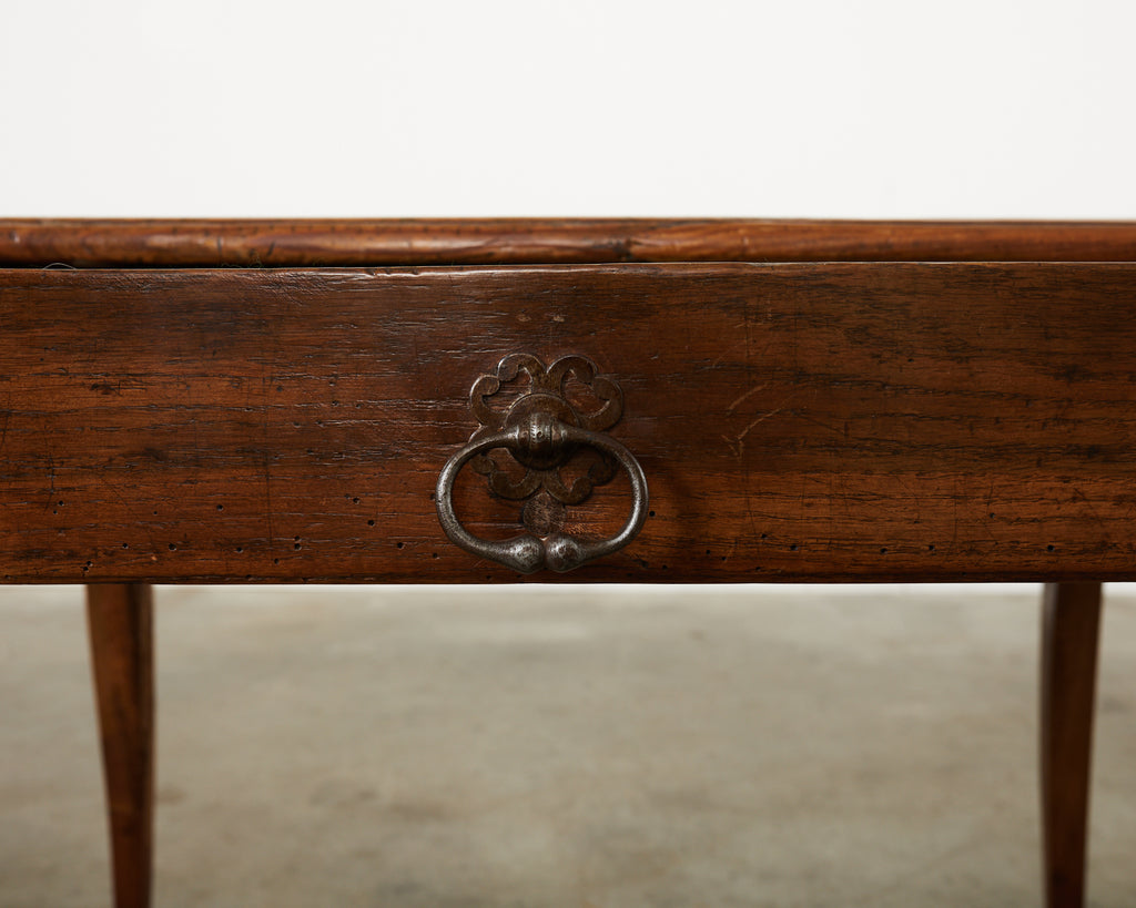 Rustic 19th Century Country French Provincial Fruitwood Writing Table