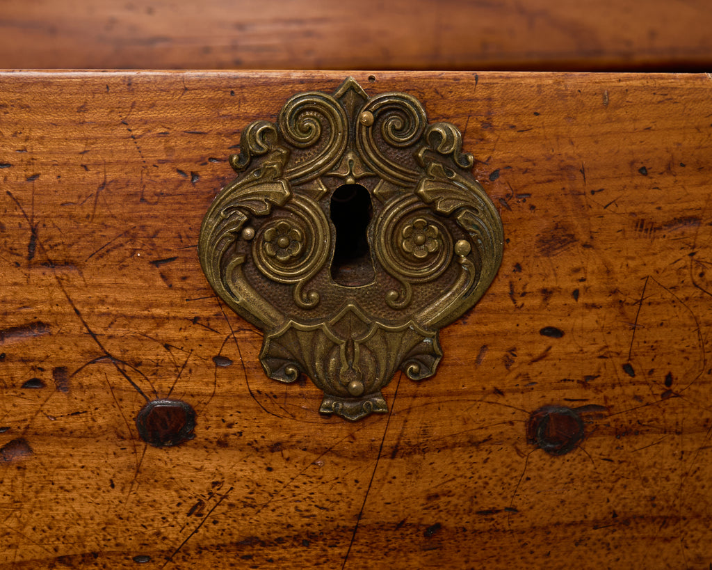 19th Century Country French Fruitwood Console Table Server 6 Ft.