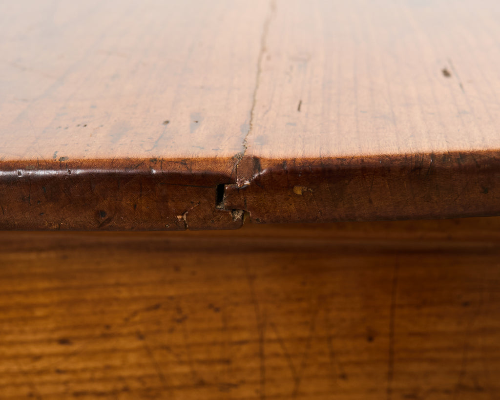 19th Century Country French Fruitwood Console Table Server 6 Ft.