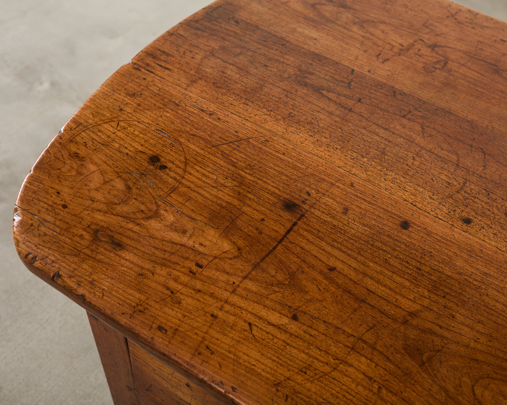 19th Century Country French Fruitwood Console Table Server 6 Ft.
