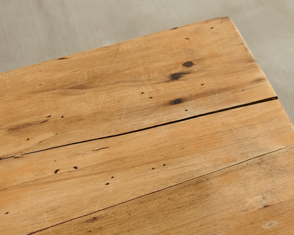 19th Century Country French Provincial Fruitwood Farmhouse Table