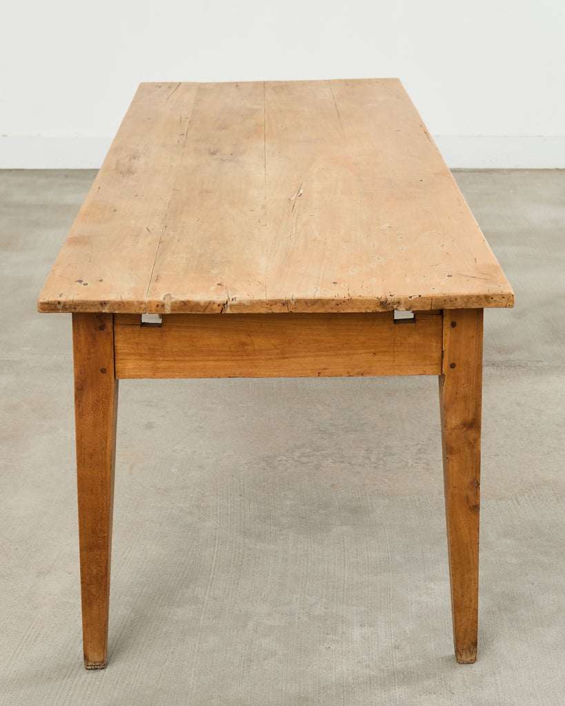 19th Century Country French Provincial Fruitwood Farmhouse Table