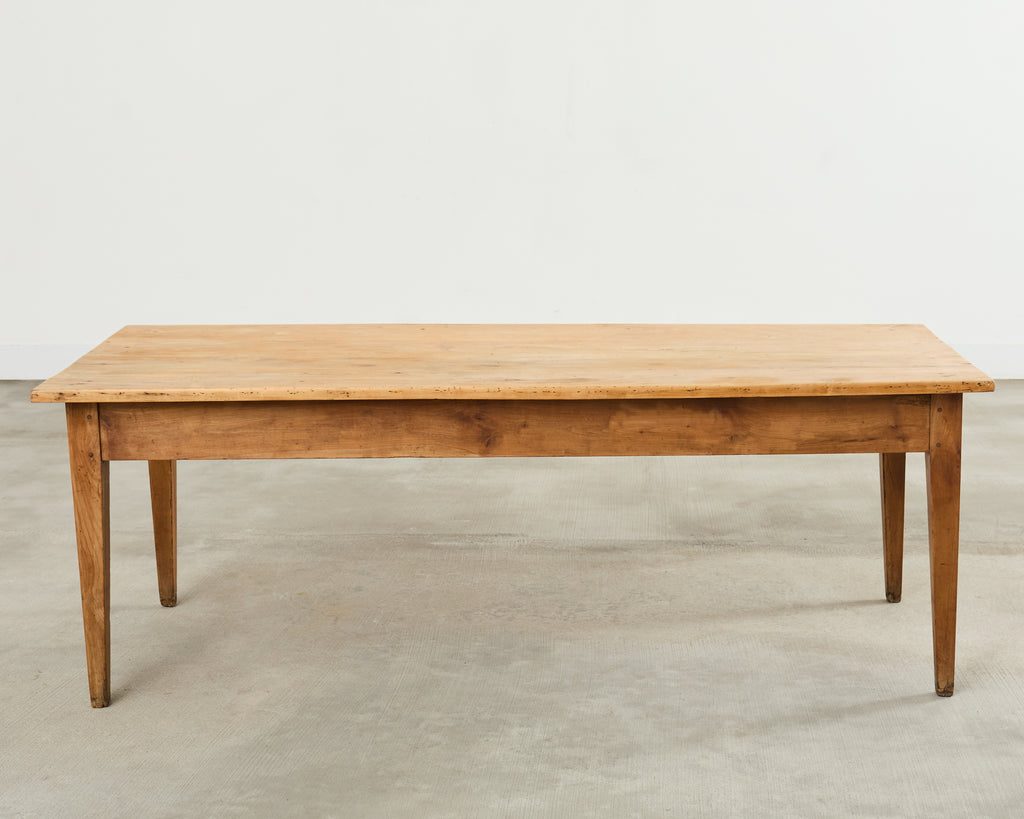 19th Century Country French Provincial Fruitwood Farmhouse Table