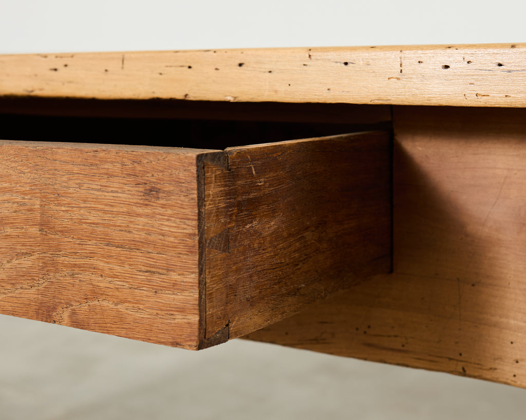 19th Century Country French Provincial Fruitwood Farmhouse Table