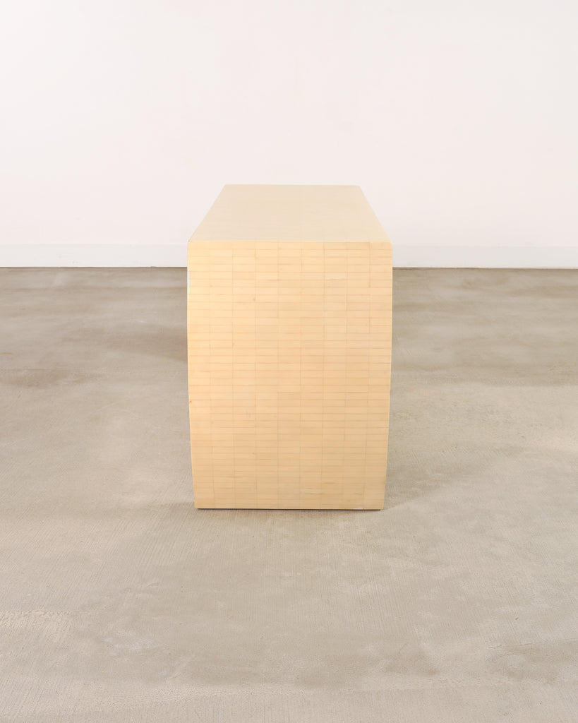Enrique Garcel Modern Tessellated Bone Waterfall Writing Desk