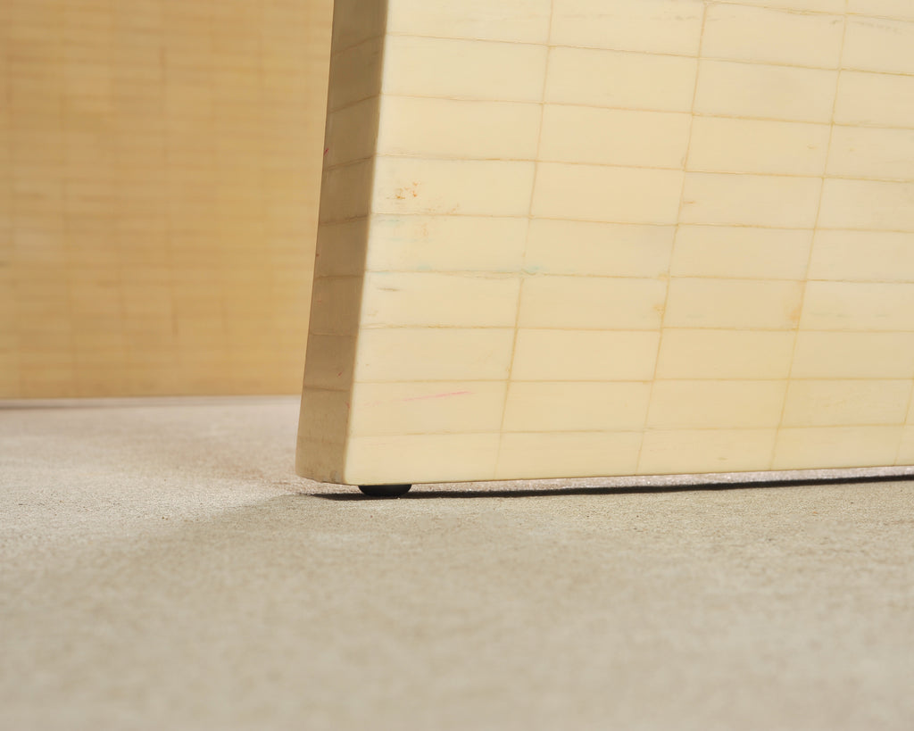 Enrique Garcel Modern Tessellated Bone Waterfall Writing Desk