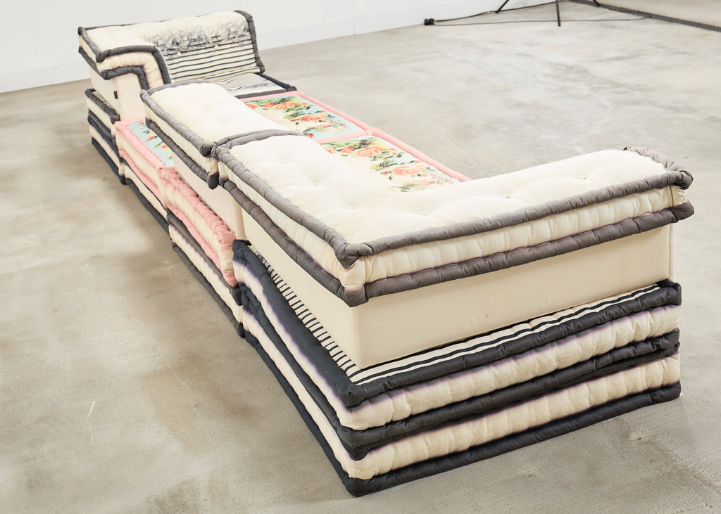 Jean-Paul Gaultier Mah Jong Sofa by Hans Hopfer for Roche Bobois