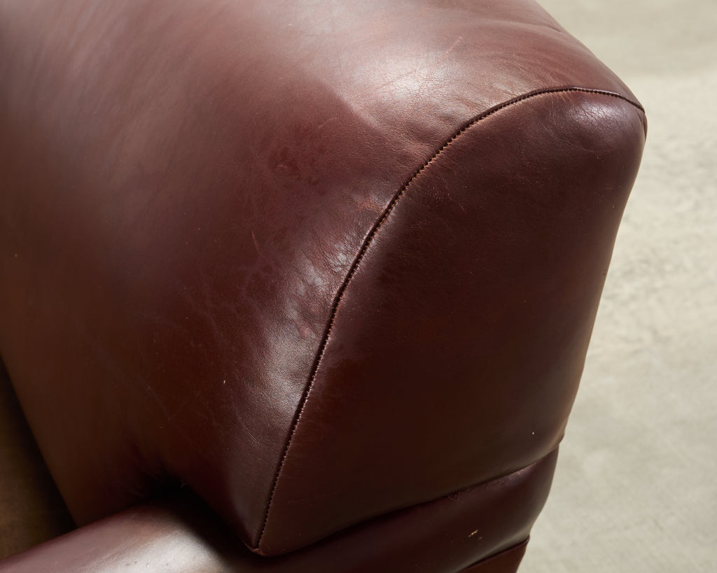 George Smith English Howard & Sons Signature Leather Sofa