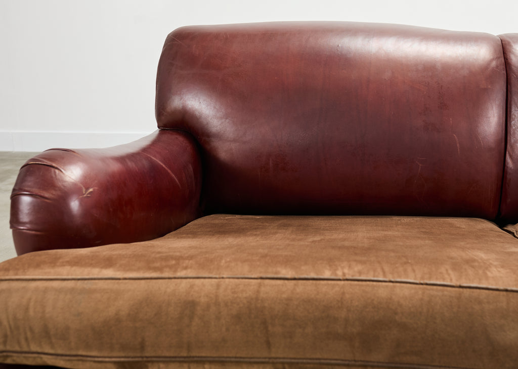 George Smith English Howard & Sons Signature Leather Sofa