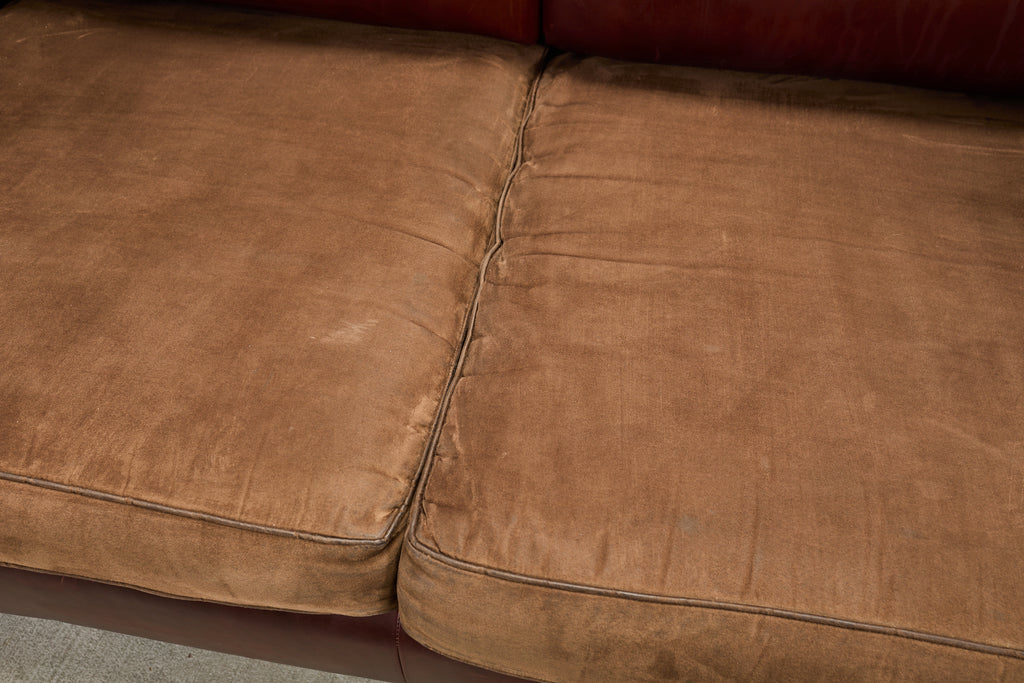 George Smith English Howard & Sons Signature Leather Sofa