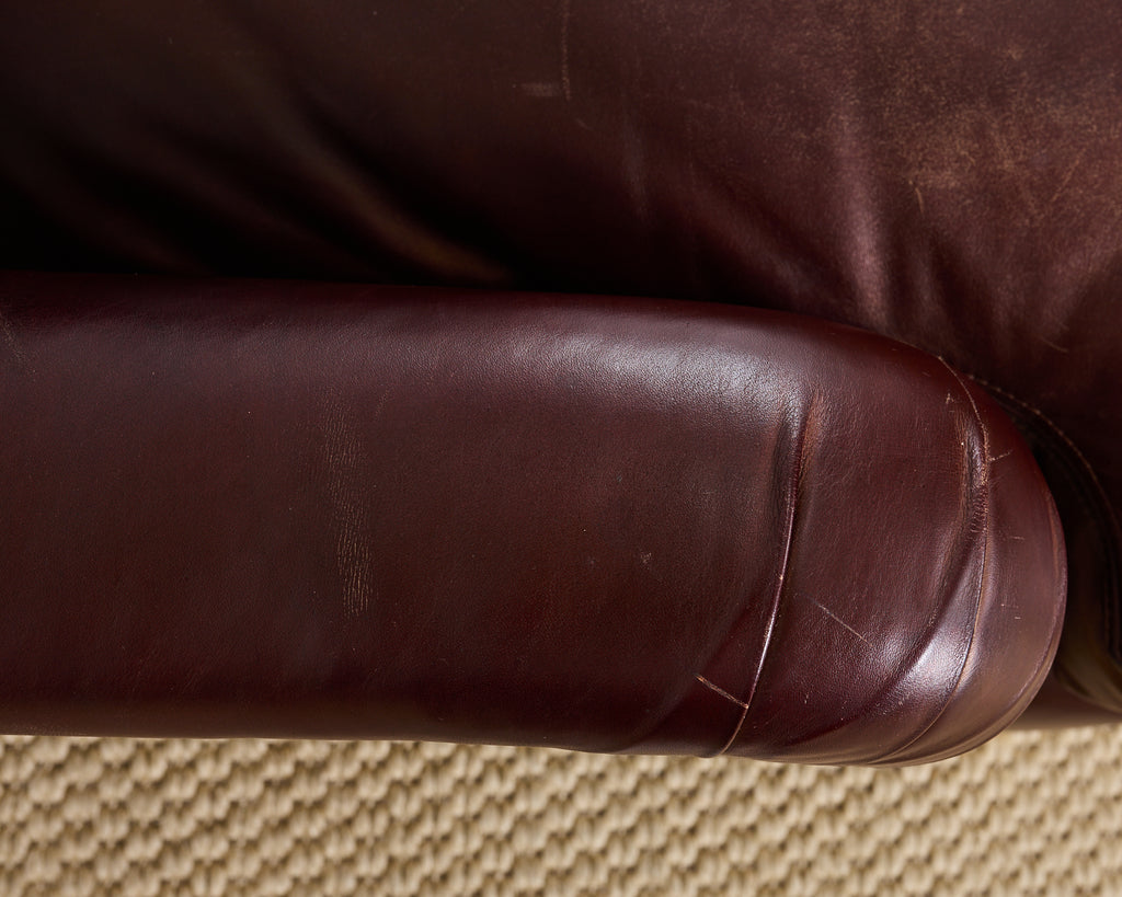 George Smith English Howard & Sons Signature Leather Sofa